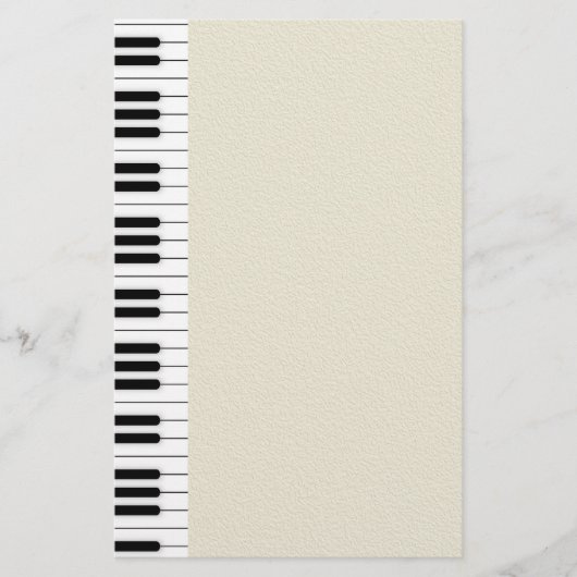 Papeterie Clavier pour piano (Devant)
