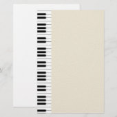 Papeterie Clavier pour piano (Devant / Derrière)