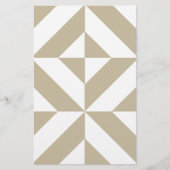 Papeterie Clay Geometric Deco Cube Pattern (Devant)