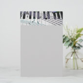 Papeterie Clés et fleurs de piano (Debout devant)