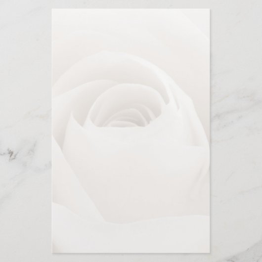 Papeterie Close up of White Rose (Devant)