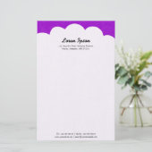 Papeterie Cloud Top - violet (Debout devant)