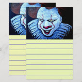 Papeterie Clown : Mal (Devant / Derrière)