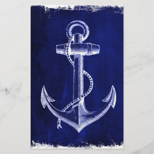 Papeterie coastal chic nautical marine (Devant)