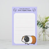 Papeterie Cobaye de bande dessinée (cheveux lisses) (Debout devant)