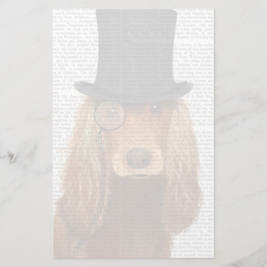 Papeterie Cocker Spaniel, Formal Hound et Casquette (Devant)