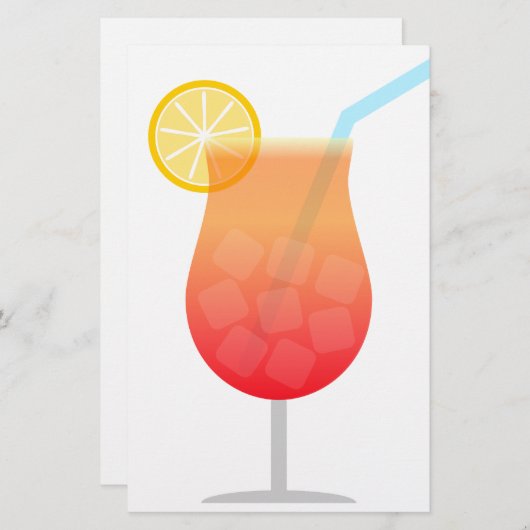 Papeterie Cocktail (Devant / Derrière)