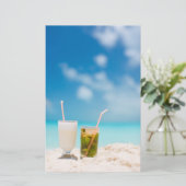 Papeterie Cocktails sur la plage (Debout devant)