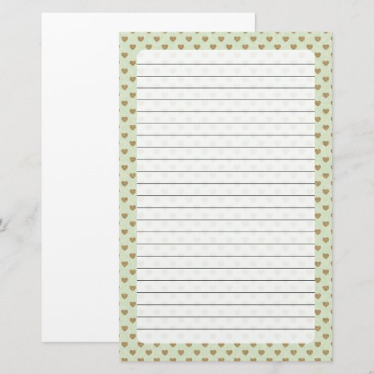 Papeterie Coeur (Devant / Derrière)