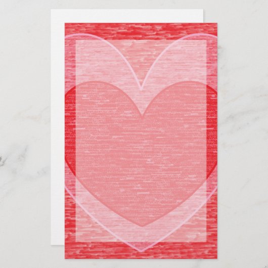 Papeterie Coeur 1 (Devant / Derrière)