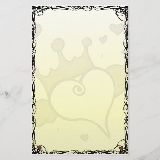 Papeterie Coeur à ailes urbain stationnaire (Devant)