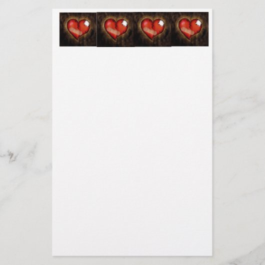 Papeterie Coeur brisé/Mending Heart-Stationery (Devant)