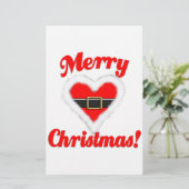 Papeterie Coeur de père Noël (Debout devant)