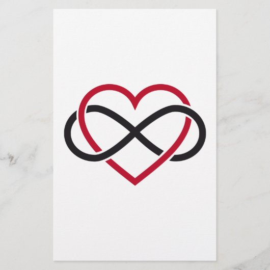 Papeterie Coeur d'infini, amour interminable (Devant)