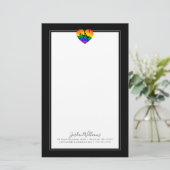 Papeterie Coeur gay (Debout devant)