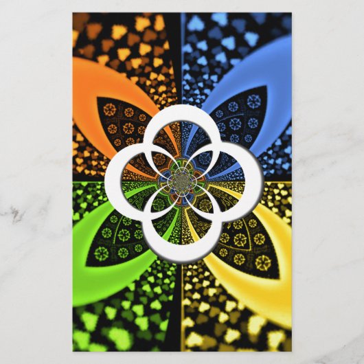 Papeterie Coeurs Iridescente Polka sans soudure Point Art Ab (Devant)