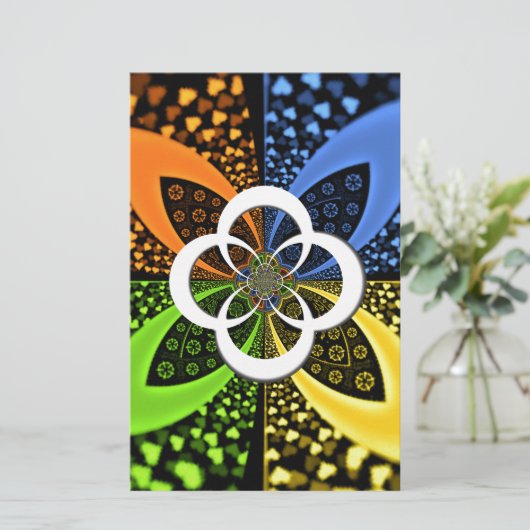 Papeterie Coeurs Iridescente Polka sans soudure Point Art Ab (Debout devant)