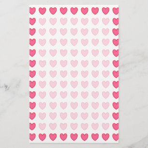 Papeterie Coeurs Polka