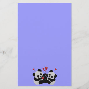 Papeterie Coeurs précieux de panda