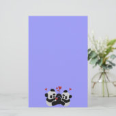 Papeterie Coeurs précieux de panda (Debout devant)