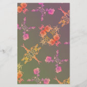 Papeterie Coeurs roses et papier à lettres (Dos)