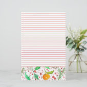 Papeterie Colementines d'Orange Cranberries Fruits de lin ro (Debout devant)