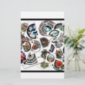 Papeterie Collage des dessins (Debout devant)