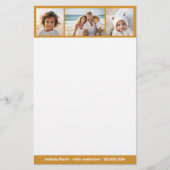 Papeterie Collage photo Terra Cotta - Personnalisé (Devant)