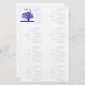 Papeterie Collection d'arbre généalogique (Devant / Derrière)