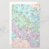 Papeterie Collection de perles colorées (Devant / Derrière)