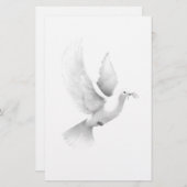 Papeterie colombe (Devant / Derrière)