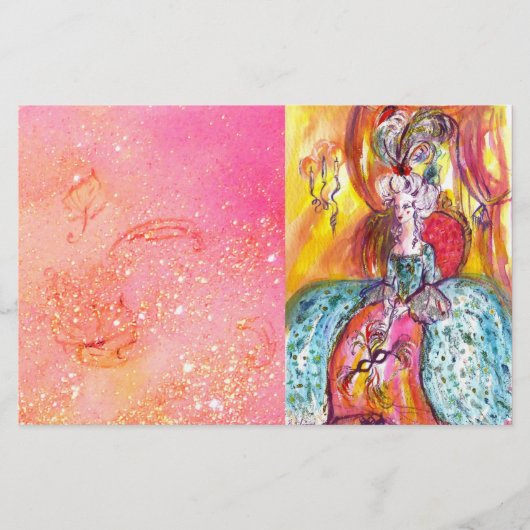 Papeterie COLOMBINA / Masques vénitiens (Devant)