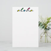 Papeterie coloré ALOHA (Debout devant)