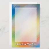 Papeterie colorée (Devant / Derrière)