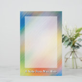 Papeterie colorée (Debout devant)