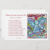 Papeterie colorée Ange Cancer (Devant / Derrière)