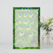 Papeterie colorée de paon (Debout devant)