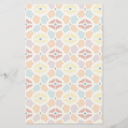 Papeterie Colorful diamonds ikat geometric (Devant)