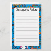 Papeterie Combien de poissons différents pouvez-vous voir ? (Devant / Derrière)