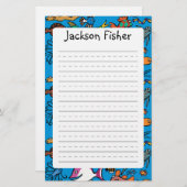 Papeterie Combien De Poissons Différents Pouvez-Vous Voir ? (Devant / Derrière)