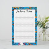 Papeterie Combien De Poissons Différents Pouvez-Vous Voir ? (Debout devant)