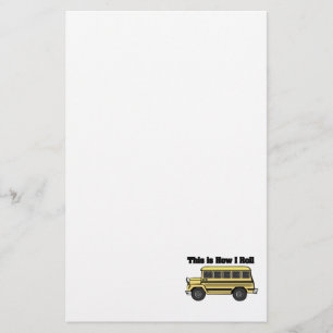 Papeterie Comment je marche (autobus scolaire)