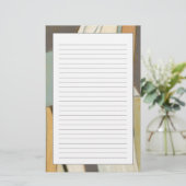 Papeterie Composition abstraite avec des couleurs amorties (Debout devant)