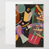Papeterie Composition de Kandinsky 10 Peinture abstraite (Devant / Derrière)