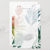 Papeterie Composition tropicale (Devant / Derrière)