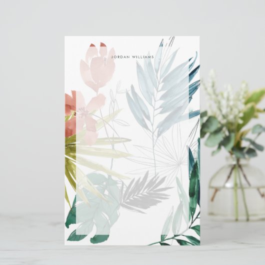 Papeterie Composition tropicale (Debout devant)