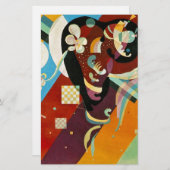 Papeterie Compositon Abstrait Kandinsky IX (Devant / Derrière)