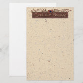 Papeterie Comptez vos Bénédictions Papier à lettres (Devant / Derrière)