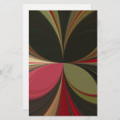 Papeterie Conception abstraite avec lignes de flux Imprimer (Devant / Derrière)