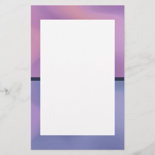 Papeterie Conception abstraite moderne de l'étirement rose e (Devant)